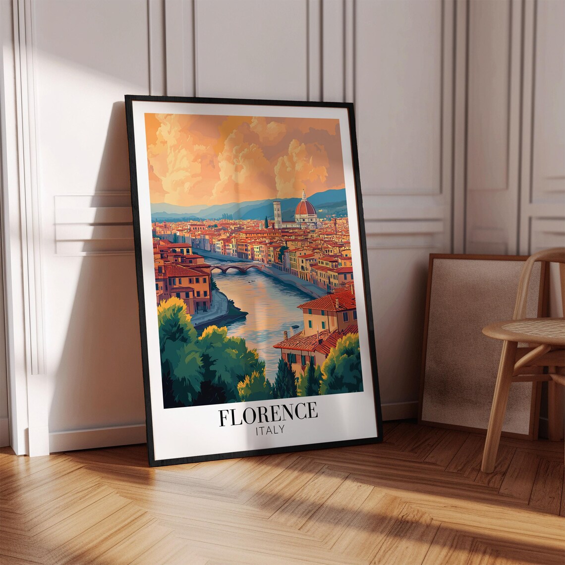 Florence Travel Poster, Italy Wall Art Print - Image 3