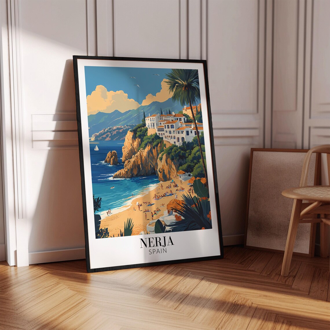 Nerja Spain Travel Poster, Home Decoration - Image 2