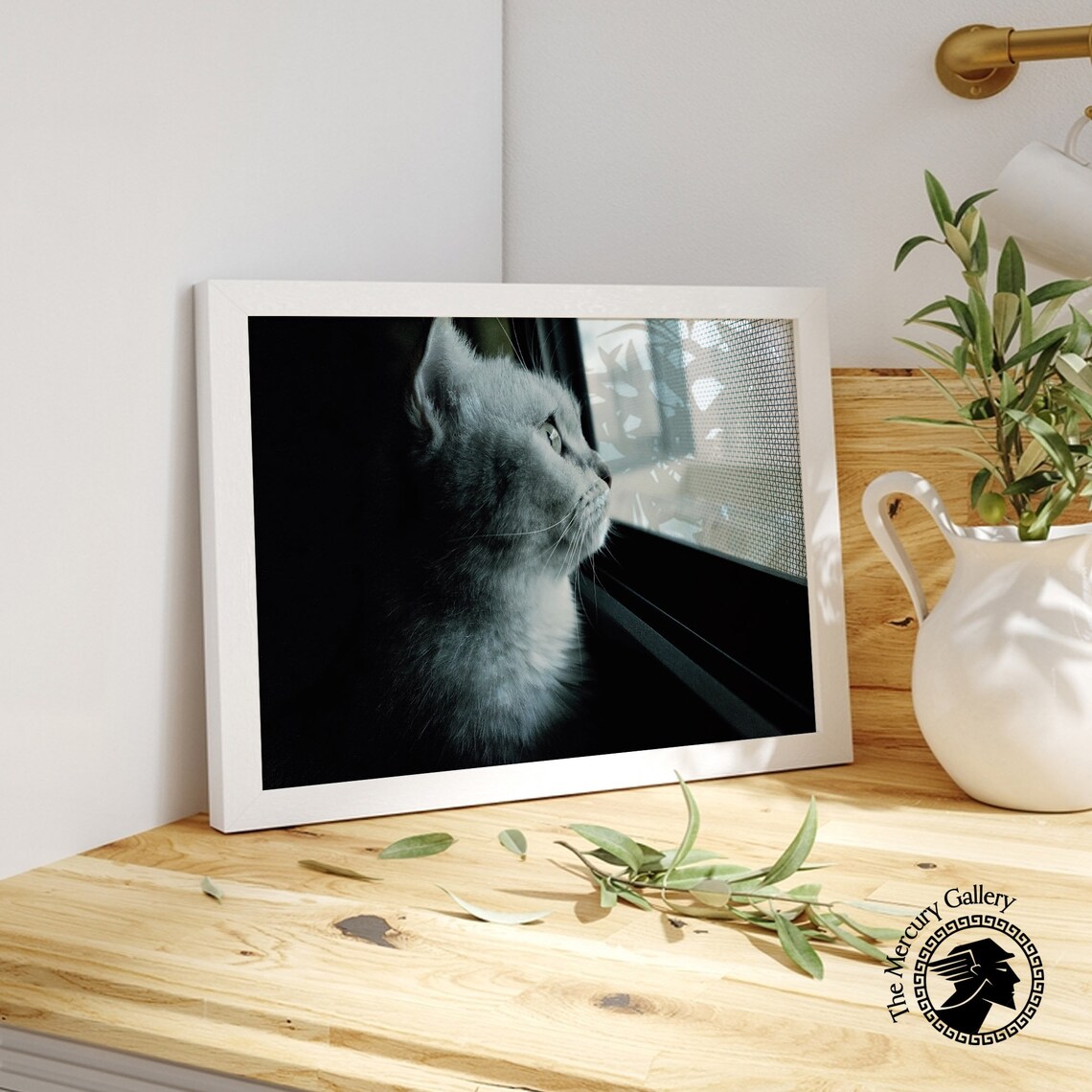 Cat Poster Print, Funny Cat Art Print - Image 5
