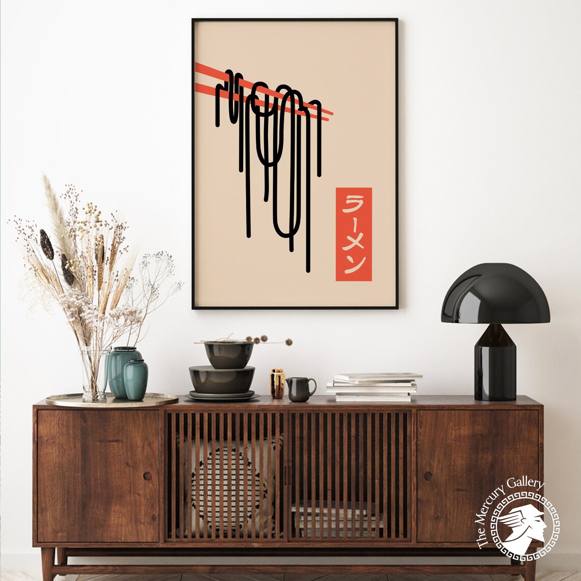 Japanese Ramen Noodle Vintage Travel Poster - Image 6
