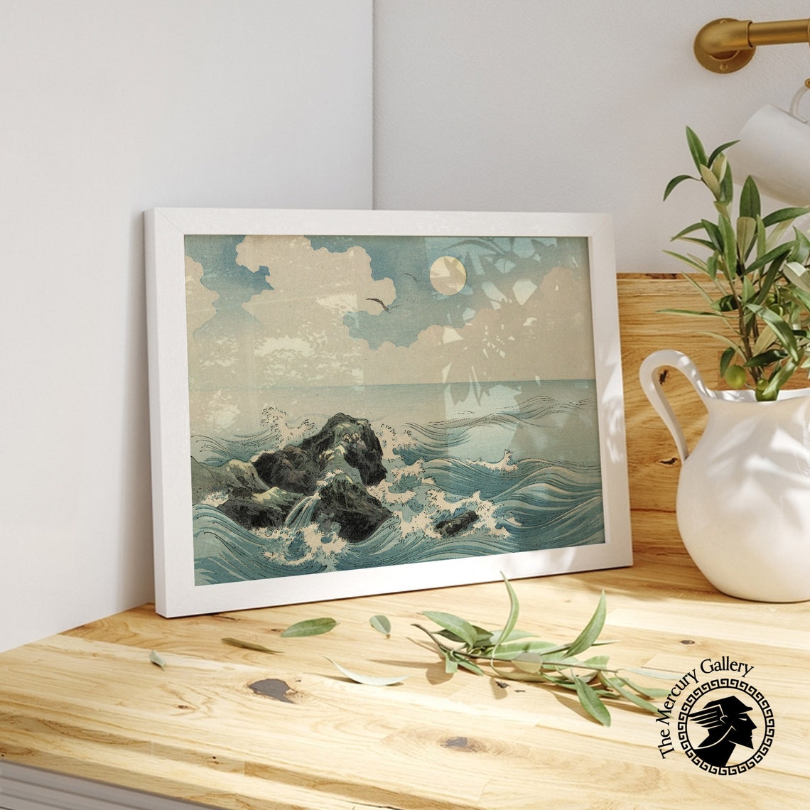 Waves At Kojima Island, Japan Art Print - Image 5