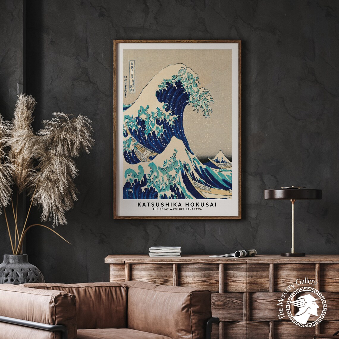 The Great Wave Off Kanagawa Ukiyo-E Art Print - Image 2