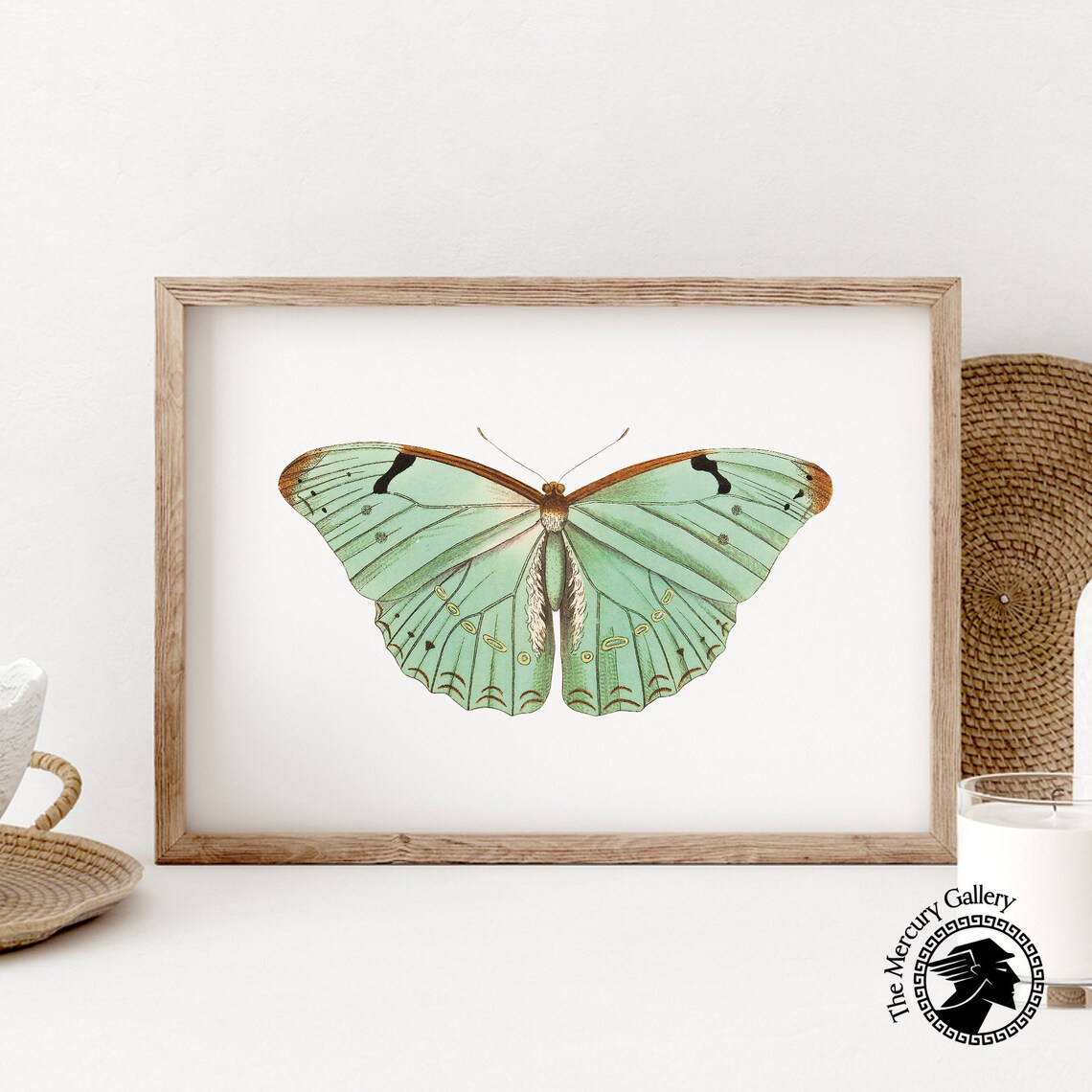 Pastel Butterfly Print, Boho Girls Nursery Art Print - Image 6