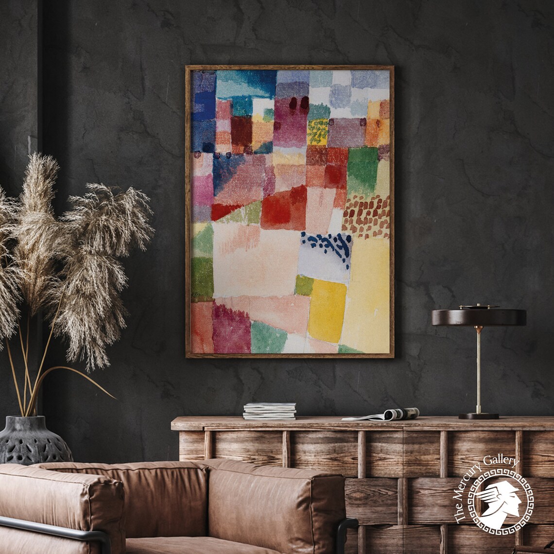 Paul Klee Colorful Abstract Grid Squares Pastel Mosaic Art Print - Image 3