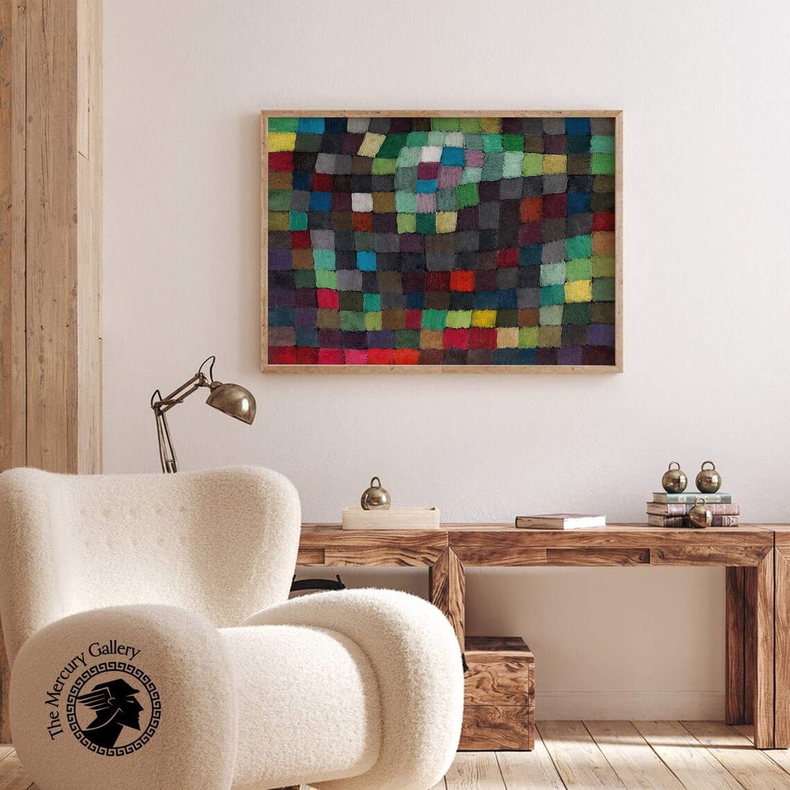 Paul Klee May Picture 1925 Colorful Mosaic Squares Abstract Art Poster - Image 4