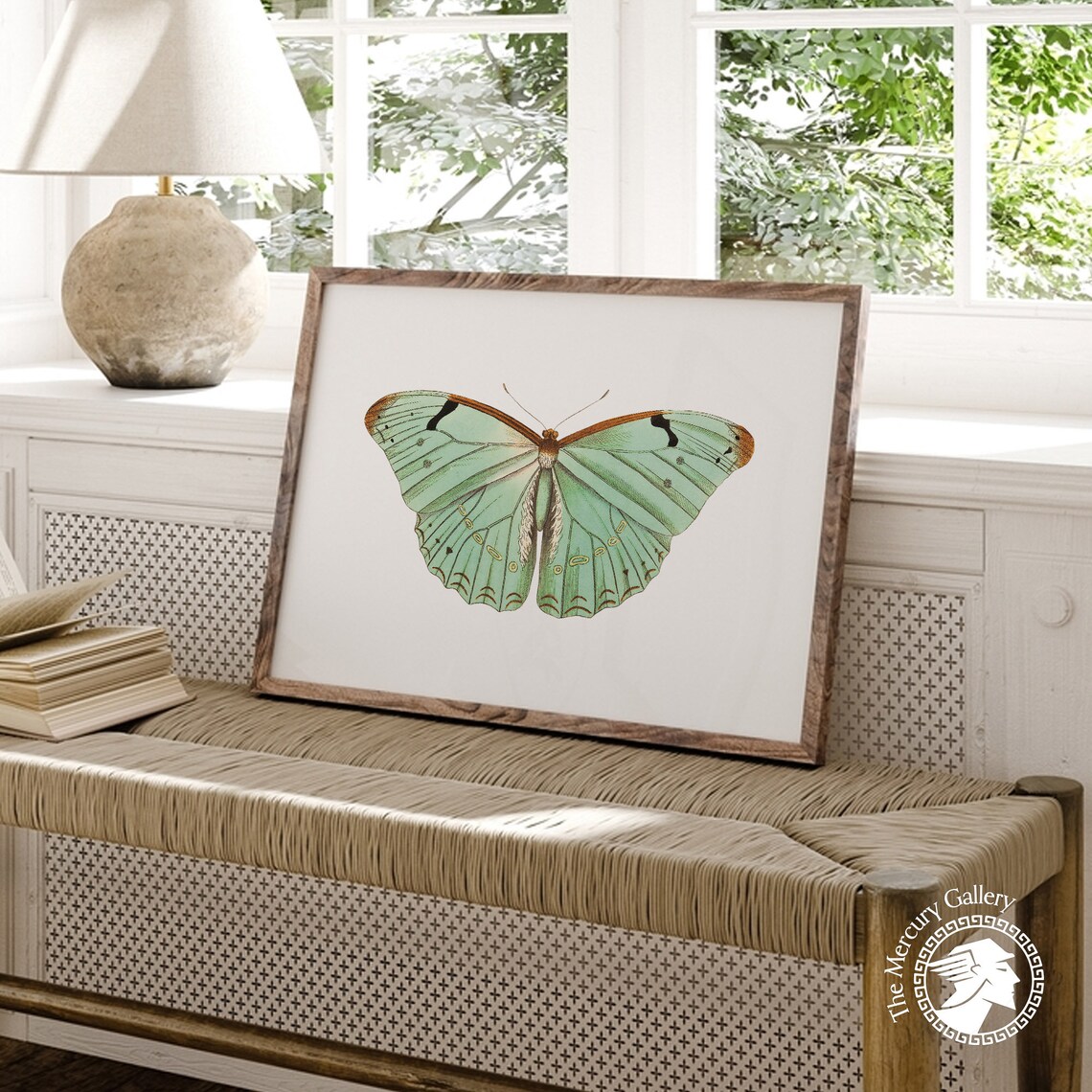 Pastel Butterfly Print, Boho Girls Nursery Art Print - Image 4