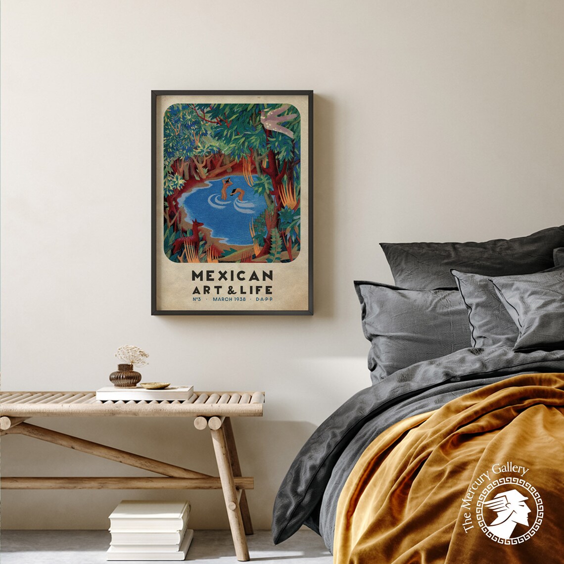 Vintage Mexican Travel Poster, Mexico Magazine Cover - Image 3