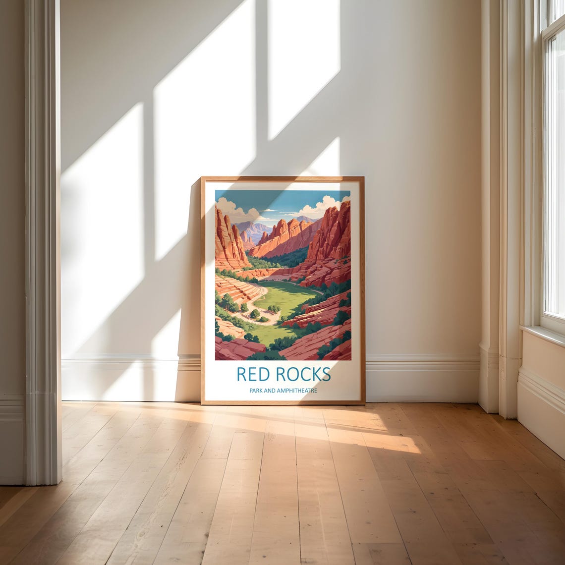 Red Rocks Print Red Rocks Colorado Red Rocks Park And Amphitheatre Travel Print Colorado Poster Colorado Art Print Travel Memories Gift - Image 6