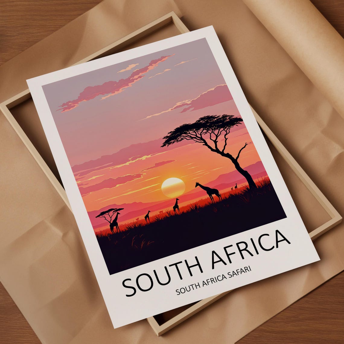 South Africa Travel Print South Africa Poster South Africa Safari African Wall Art Nature Prints South Africa Print Travel Gift - Image 4