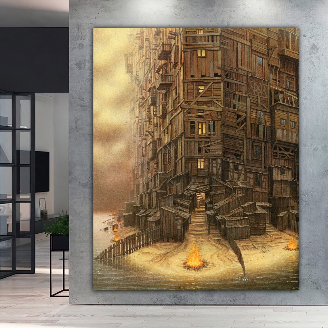 Surrealism Painting, Surreal Art Wall Art Print