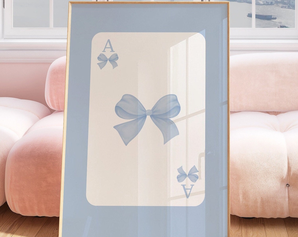 Coquette Bow Balletcore Room Decor Art Print