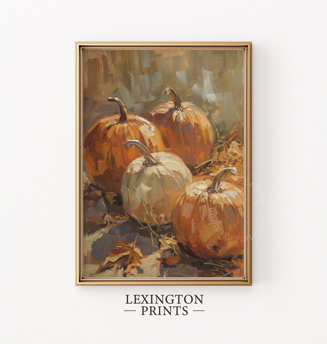 Fall Pumpkin Wall Art Fall Decor Vintage Fall Print Rustic Pumpkin Decor Halloween Print Autumn Print Moody Prints 742 - Image 3
