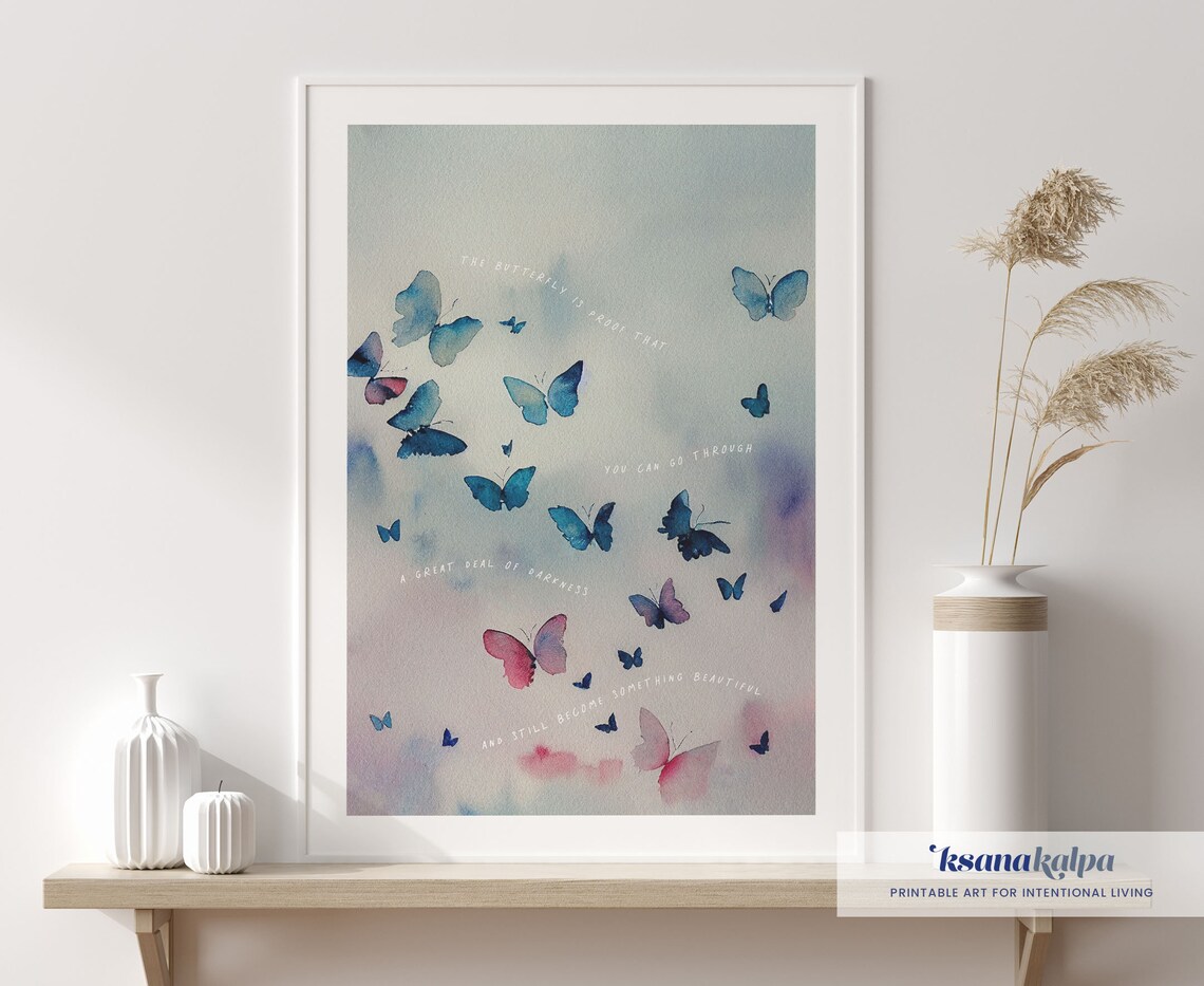Proof From Butterflies Therapy Office Art Print - Image 4