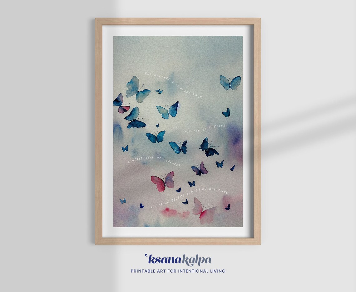 Proof From Butterflies Therapy Office Art Print