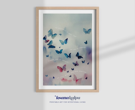Proof From Butterflies Therapy Office Art Print