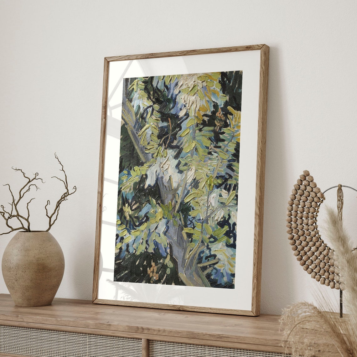 Vincent Van Gogh Almond Tree Branches In Full Blossom Art Poster - Image 4
