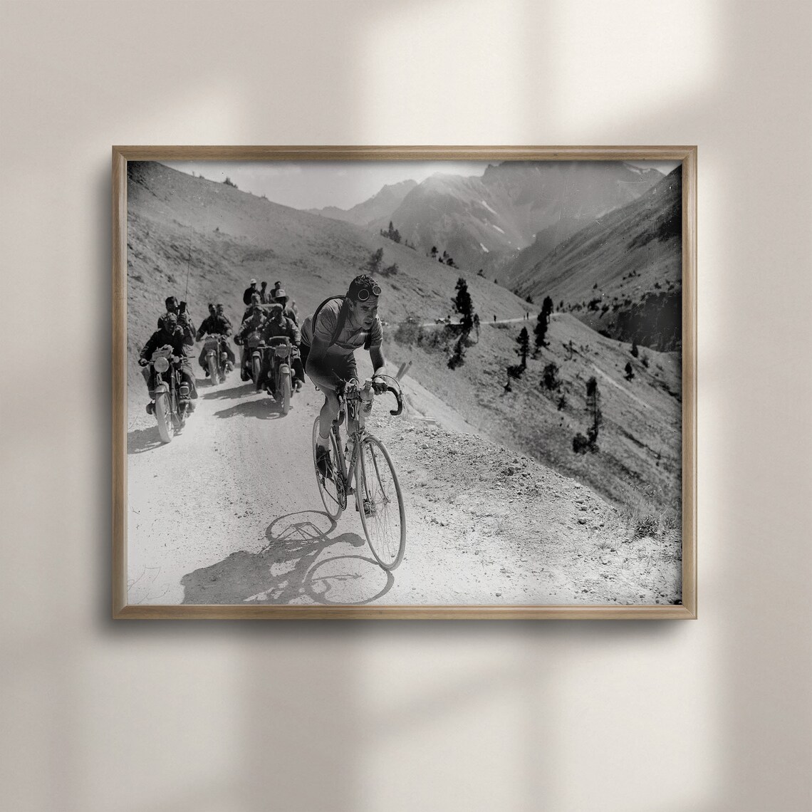 Tour De France Inspired Cycling Poster, Vintage Style