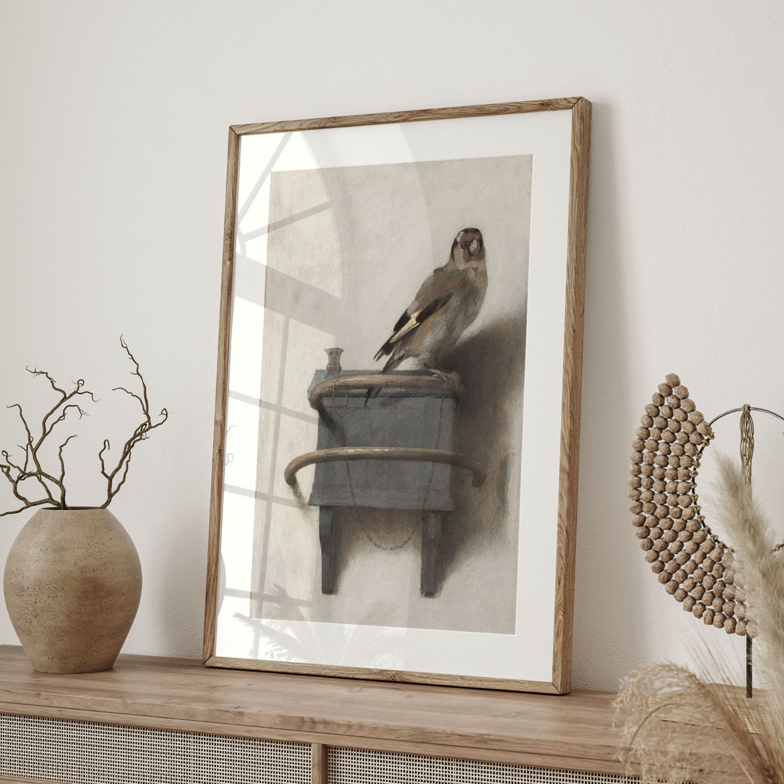 Carel Fabritius The Goldfinch Classic Dutch Masterpiece Poster - Image 4