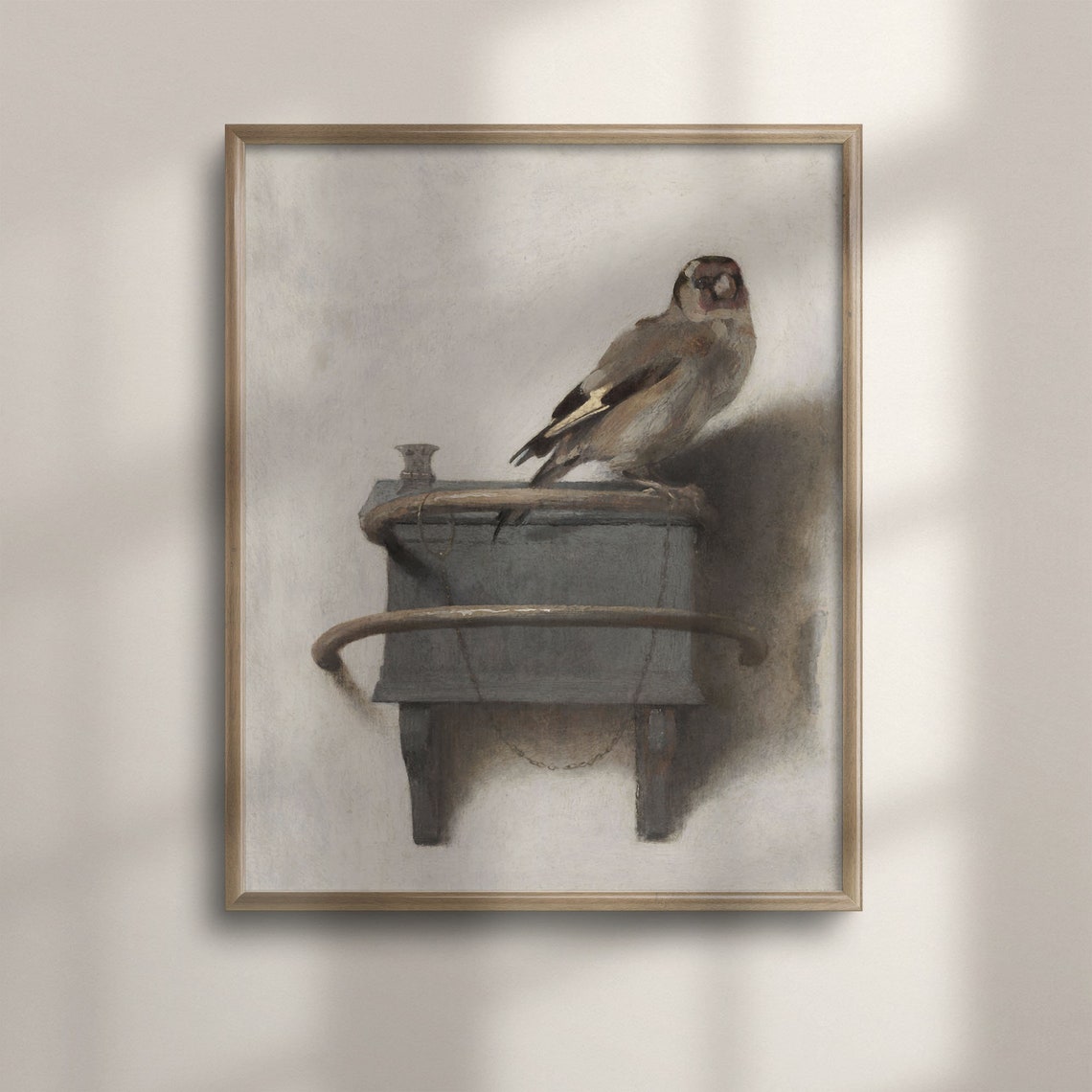 Carel Fabritius The Goldfinch Classic Dutch Masterpiece Poster