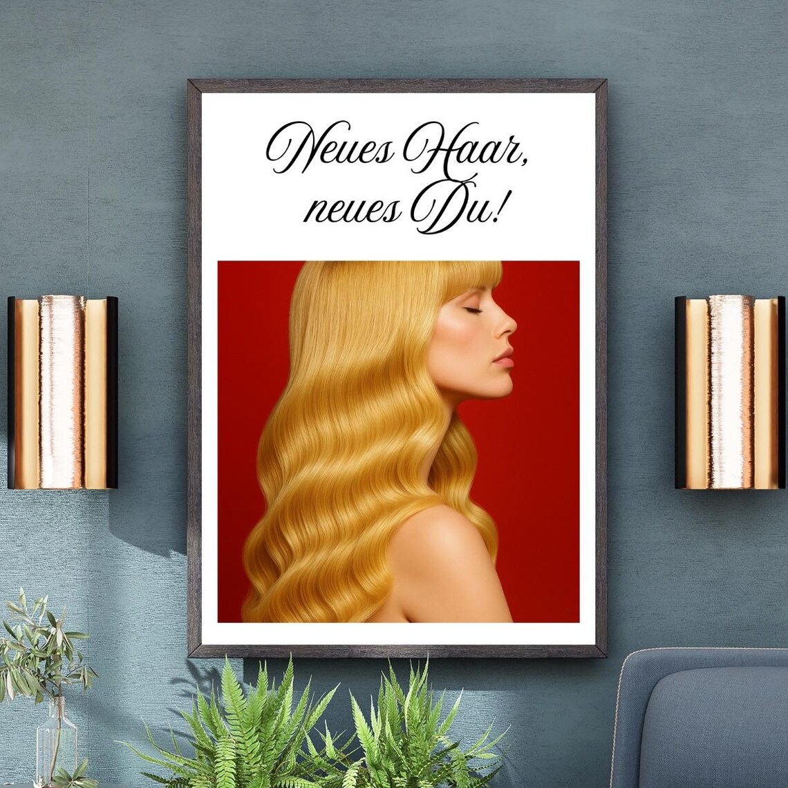 Beauty Salon Poster Print, Professional Hairdresser Art