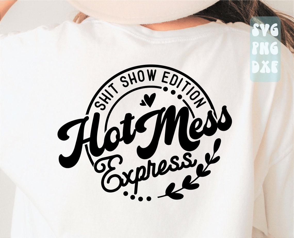 Hot Mess Express Shit Show Edition Funny Mom Graphic Design Poster