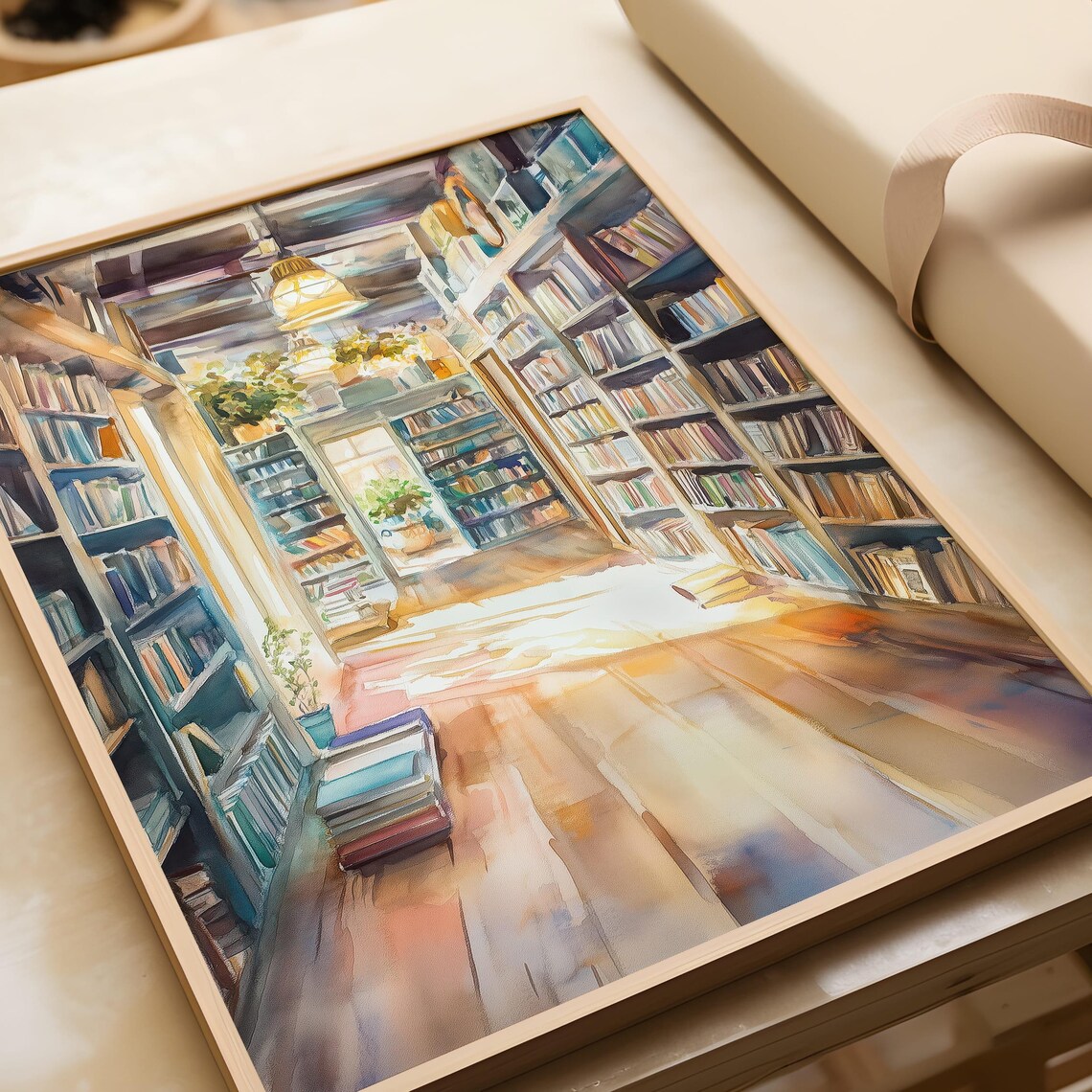 Book Lover Reading Nook Decor Literary Wall Print - Image 6