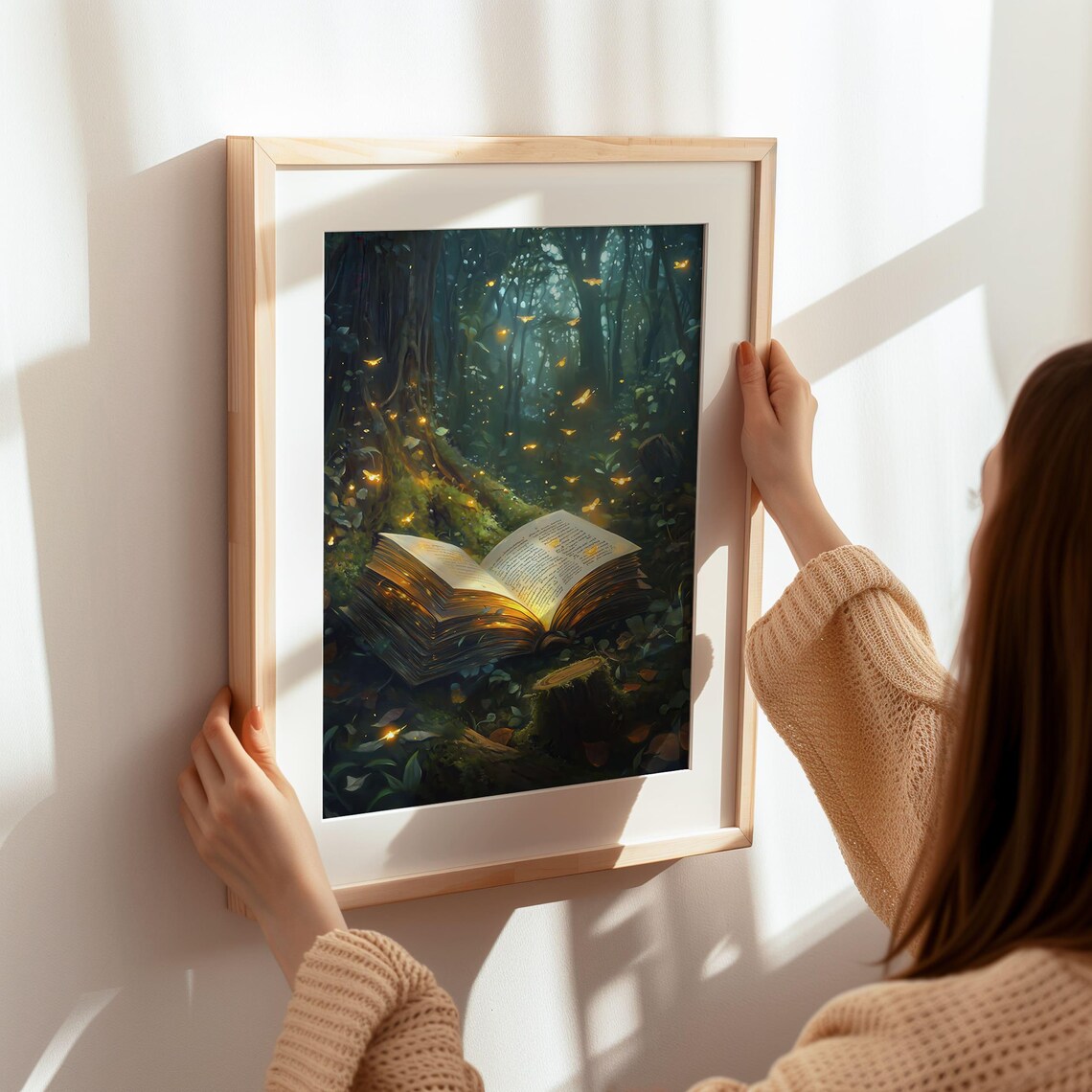 Enchanted Forest Book Art Print, Whimsical Decor - Image 6