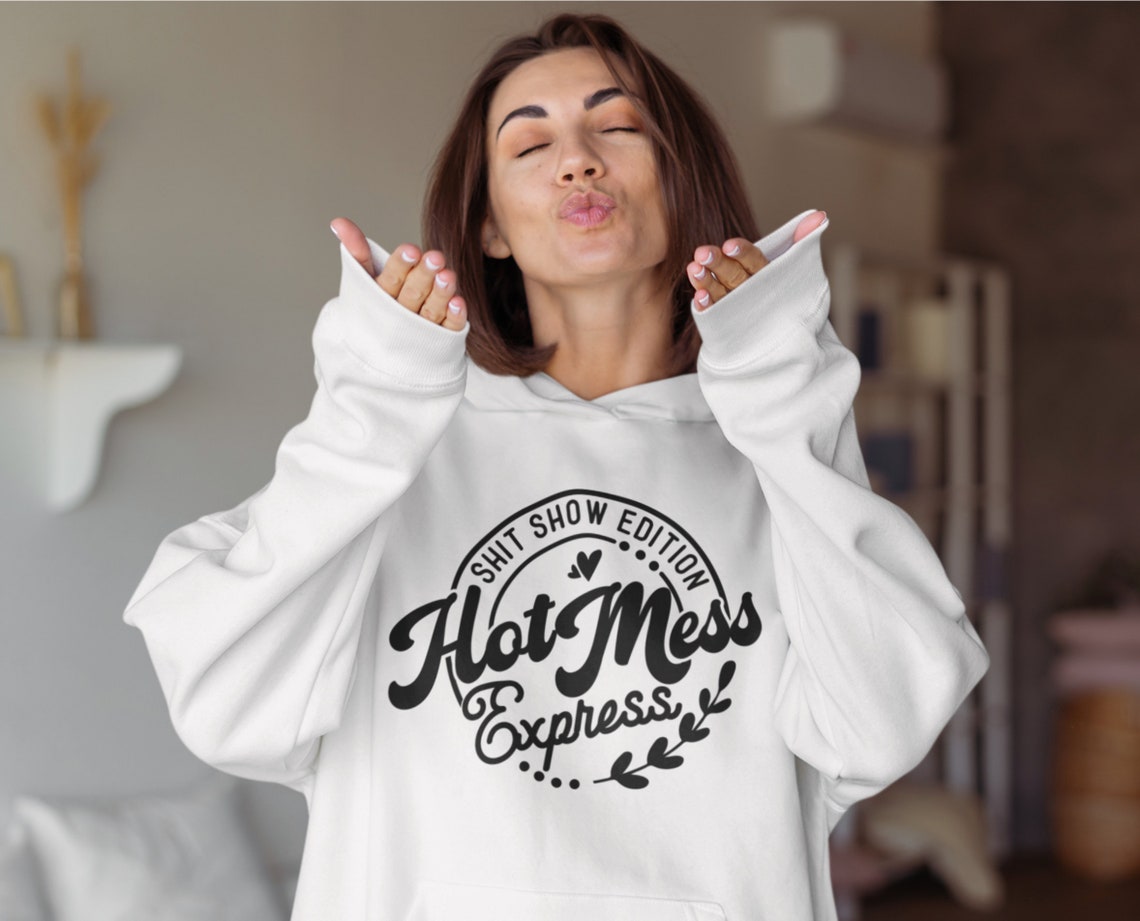 Hot Mess Express Shit Show Edition Funny Mom Graphic Design Poster - Image 5