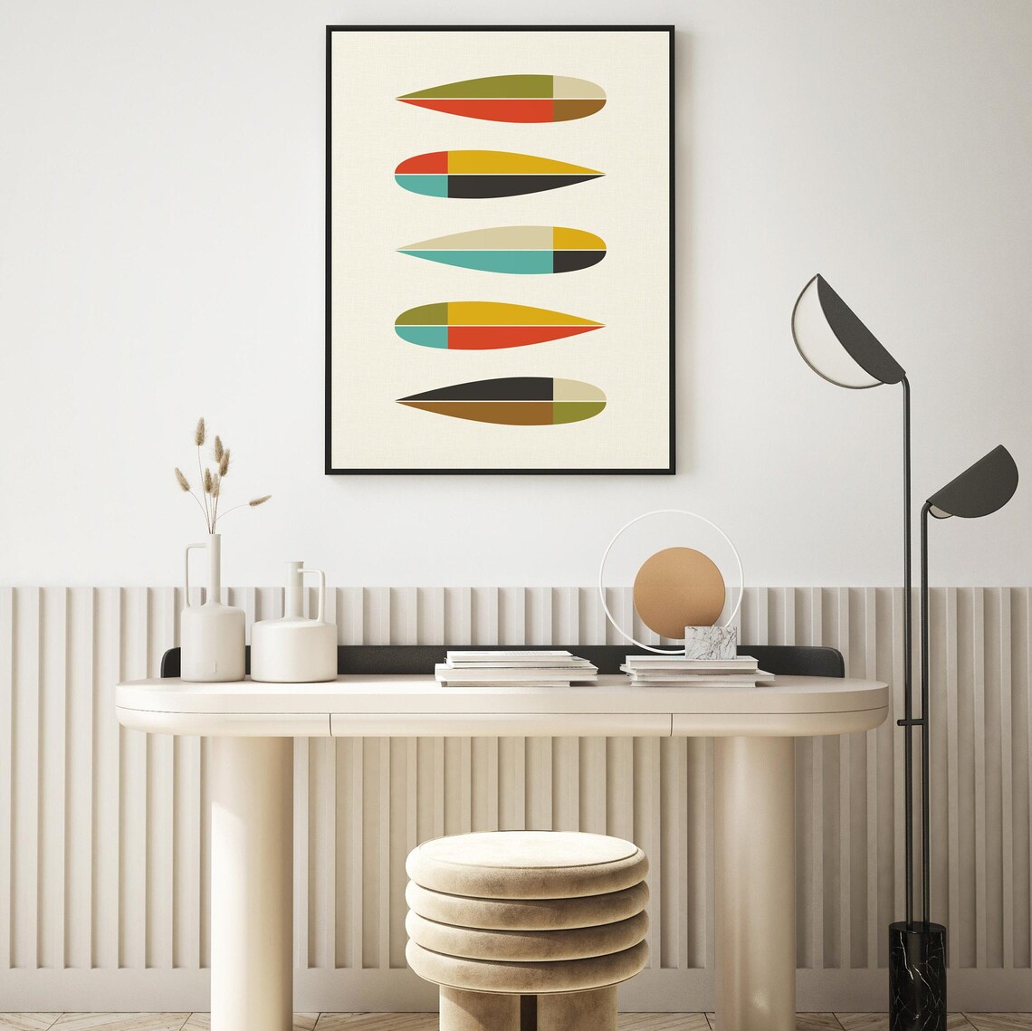 Mid Century Modern Retro Wall Art Poster Print - Image 3