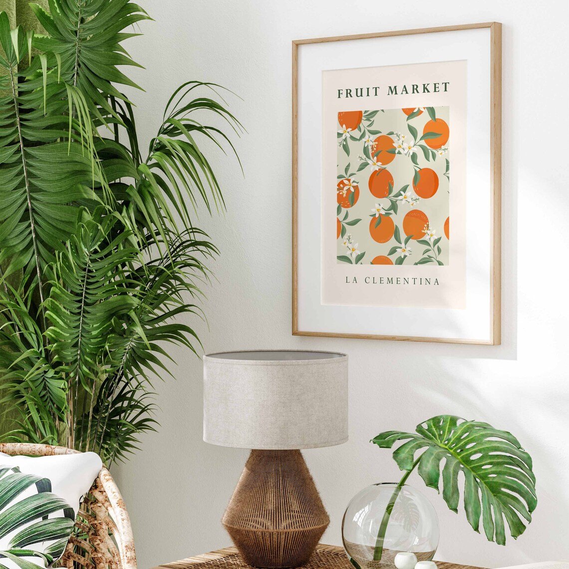 Orange Fruit Kitchen Decor, Citrus Wall Art Print - Image 2