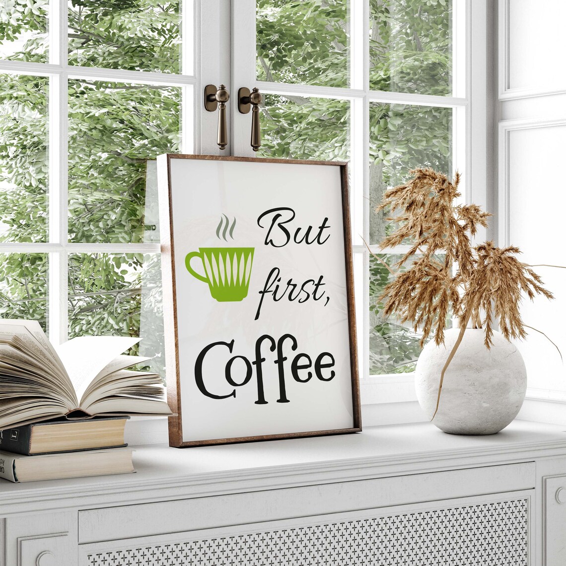 Coffee Quote Minimalist Art Print, Food & Drink - Image 2