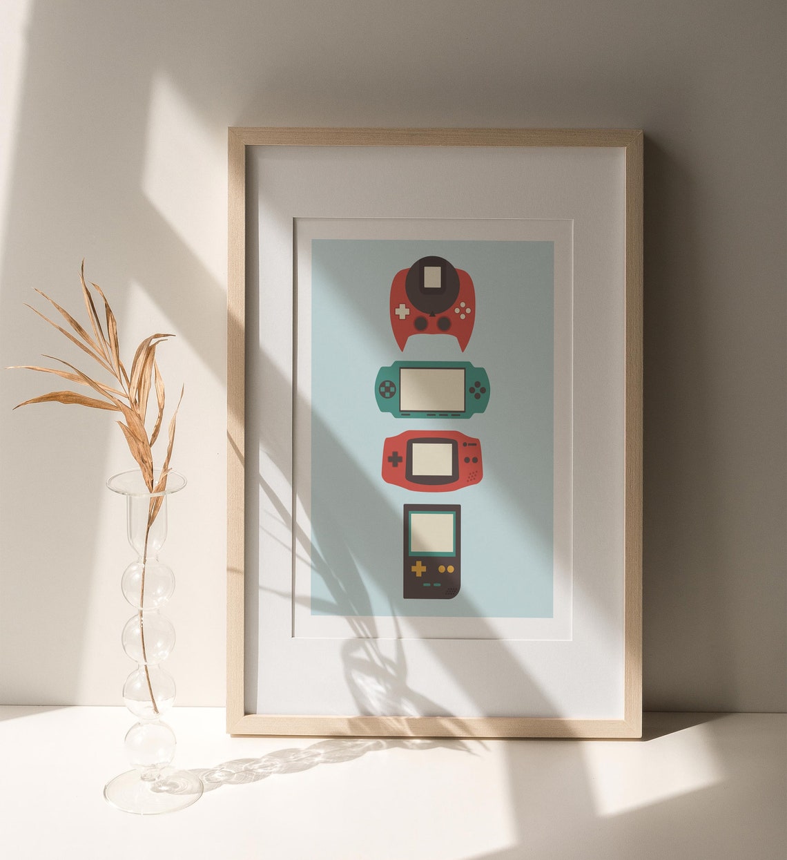 Art Gamer Retro Minimalist Gaming Wall Art Print - Image 2