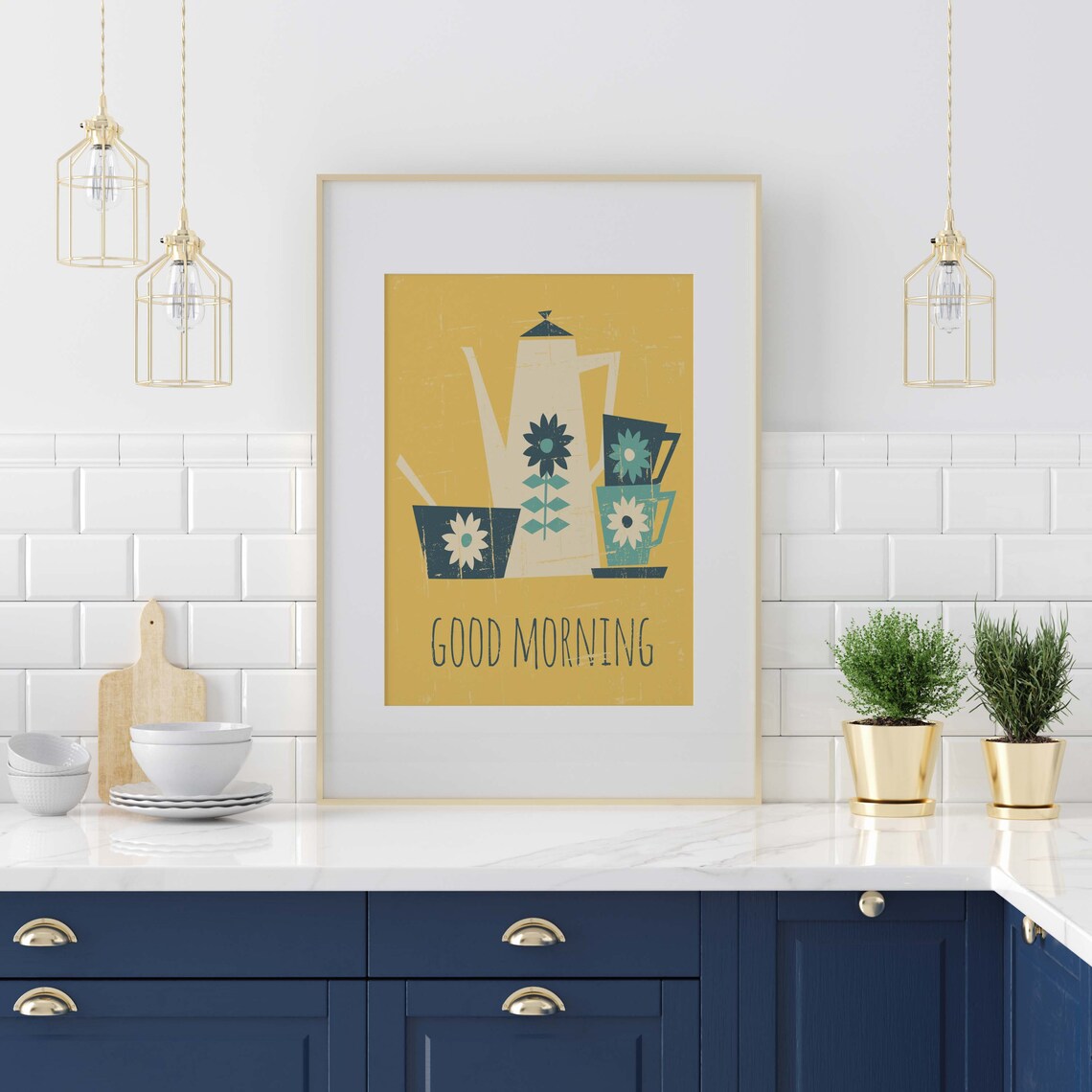 Tea Kitchen Quote Art Print - Image 2