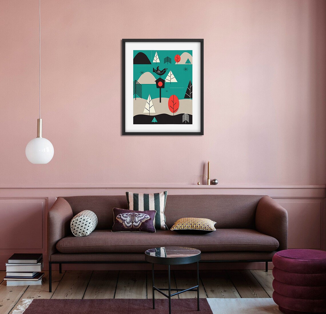 Scandi Minimalist Art Print, Nordic Wall Decor - Image 2