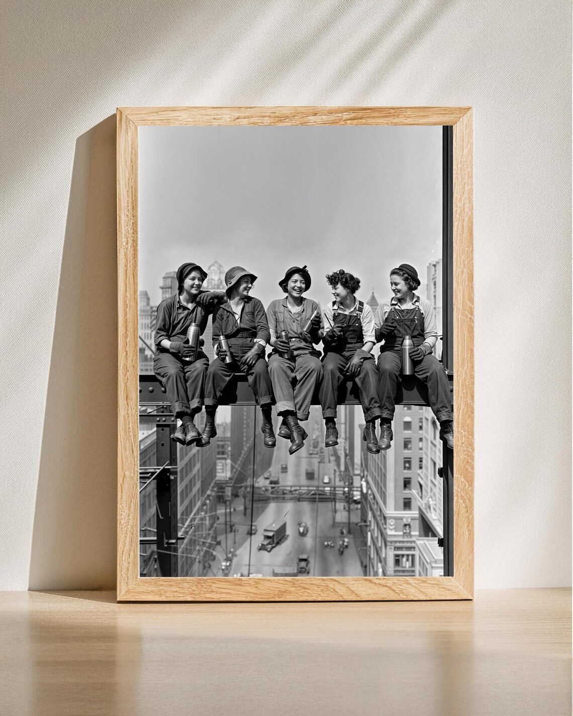 Vintage Women Workers Photograph, Feminist History Art Print