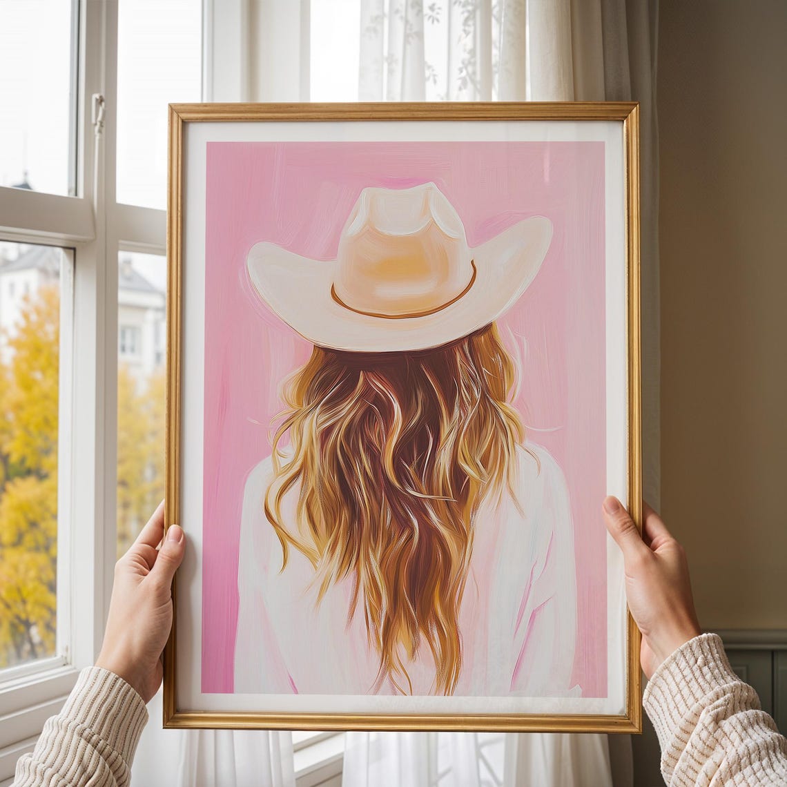 Cowgirl Wall Art Print Pink Western Poster Modern Country Wall Art Trendy Cowgirl Wall Decor - Image 4