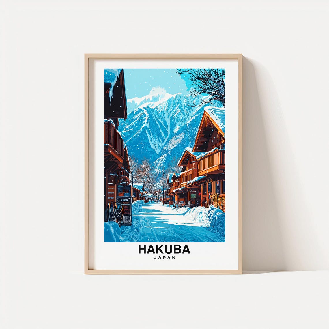 Hakuba Japan Travel Print Wall Art Hakuba Japan City Print Hakuba Japan Travel Gift Hakuba Japan Poster Wall Art