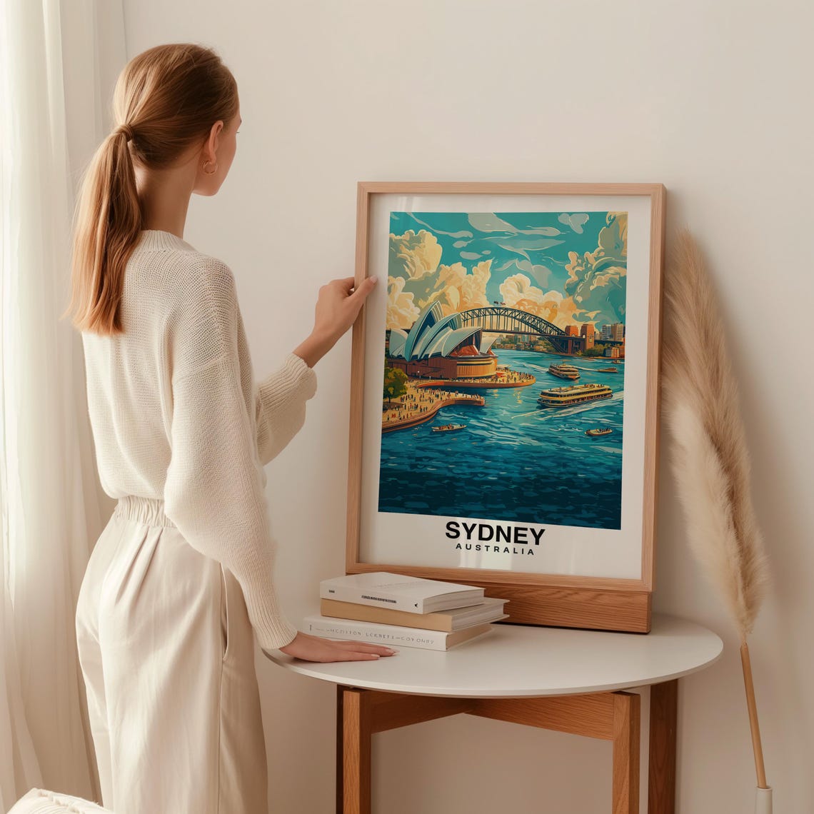 Sydney Print Australia Poster Travel Wall Art Cityscape Print Scenic Art Landmark Decor Coastal Print Urban Poster Travel Poster - Image 2