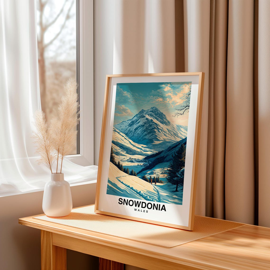 Snowdonia Print Wales Poster Travel Wall Art Mountain Print Scenic Art Nature Decor Landscape Print Uk Poster Travel Poster - Image 3