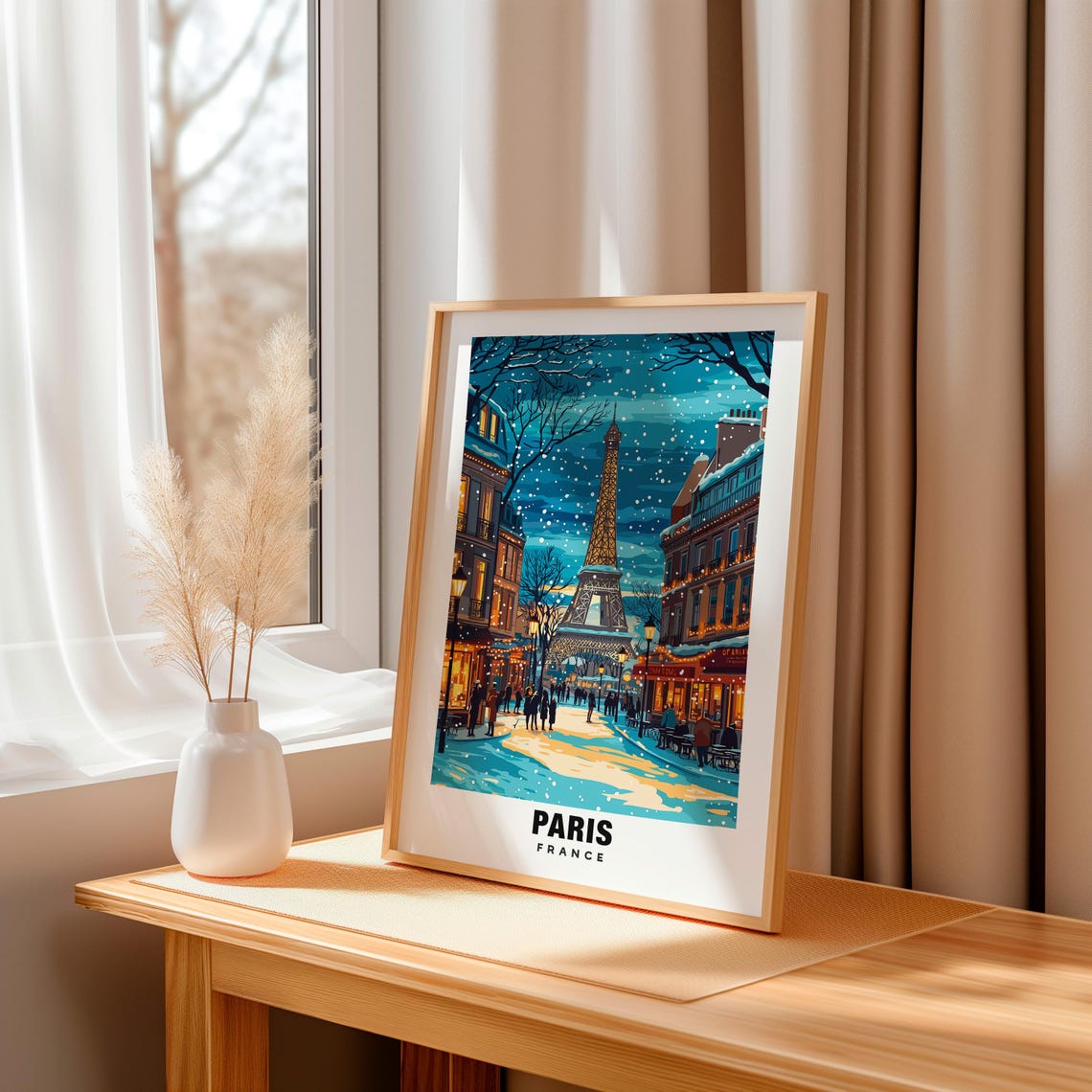 Paris Print France Poster Paris Views Paris Landmarks Paris City France Charm Paris Beauty Paris Heritage Paris Art France Print - Image 3