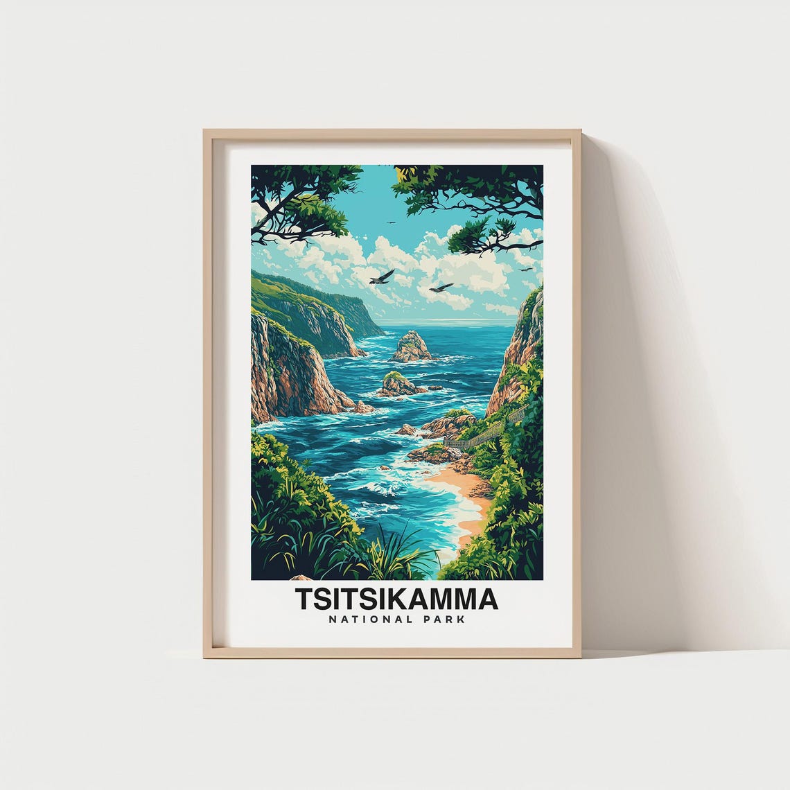 Tsitsikamma National Park Travel Print Wall Art Garden Route South Africa City Print Tsitsikamma National Park Travel Gift Travel Gift