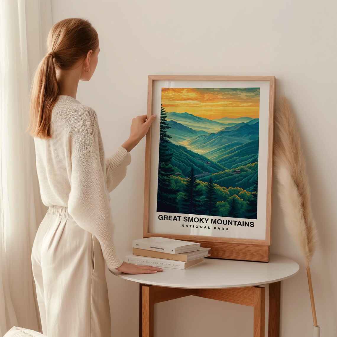 Great Smoky Mountains National Park Print Usa Poster Travel Wall Art Nature Print Scenic Art Mountain Decor National Park Print - Image 2