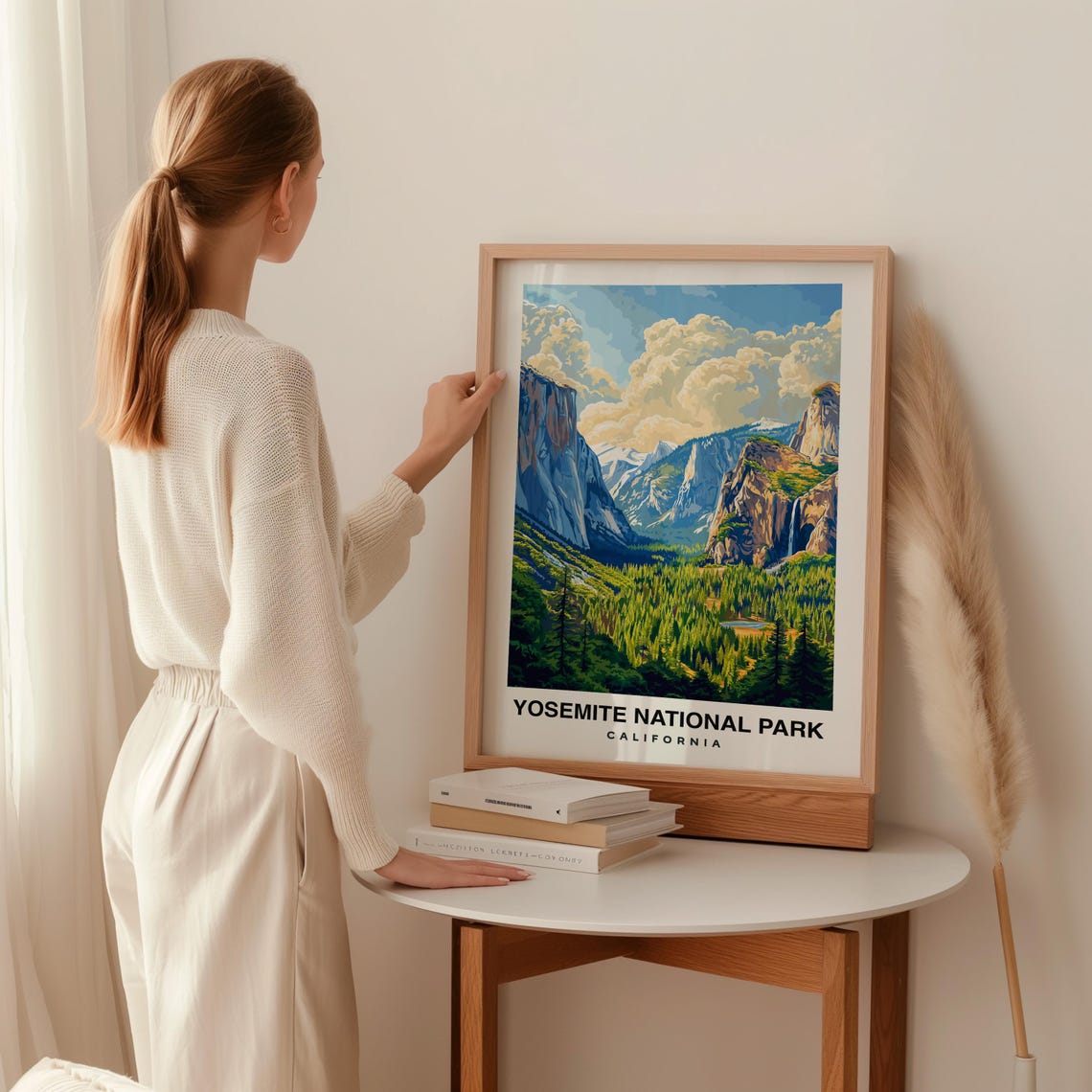 Yosemite National Park Print Usa Poster Travel Wall Art Nature Print Scenic Art Mountain Decor National Park View Travel Poster - Image 2