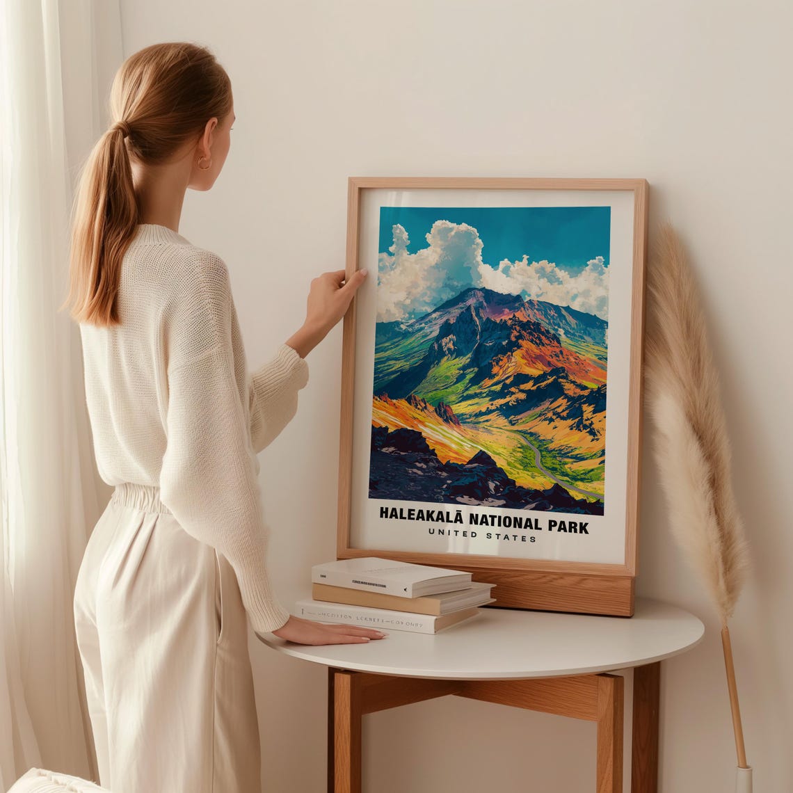 Haleakal National Park Print Hawaii Poster Haleakal National Park Views Haleakal National Park Landmarks Haleakal National Park City - Image 2