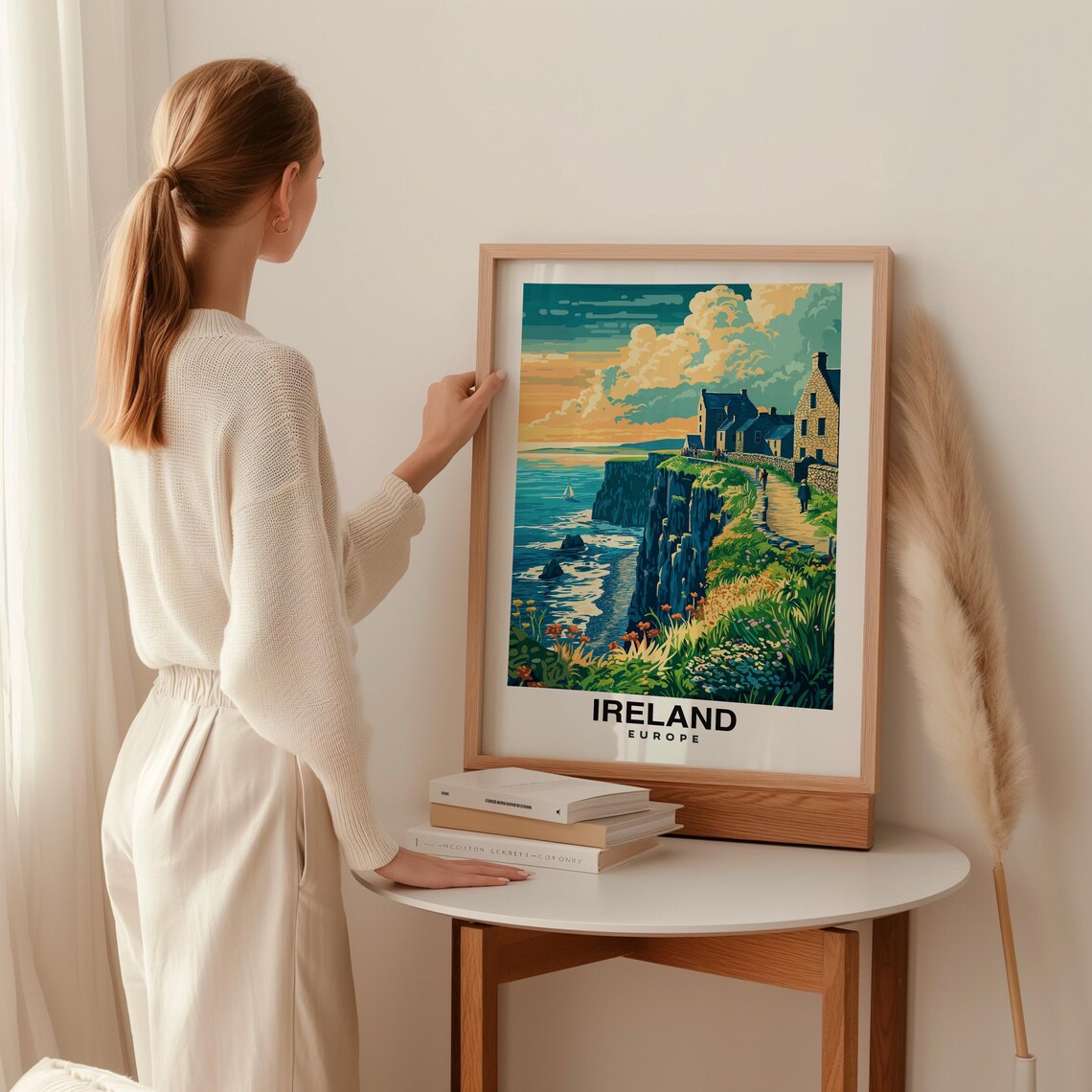 Ireland Ireland Travel Poster Europe City Skyline Ireland Poster Birthday Present Wedding Gift Ireland Tourism - Image 2