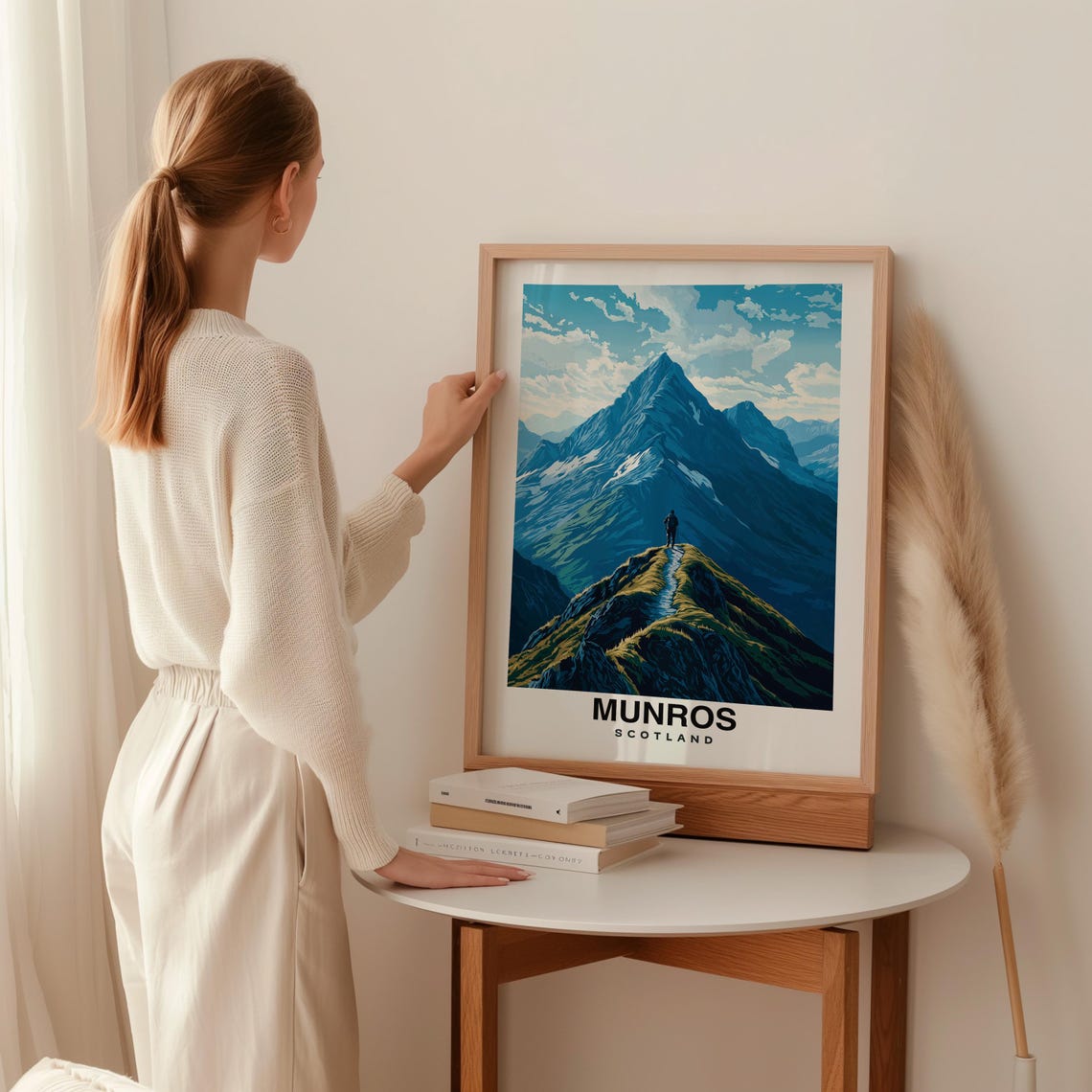 Munros Print Scotland Poster Travel Wall Art Mountain Print Scenic Art Highland Decor Nature Print Uk Poster Travel Poster - Image 2