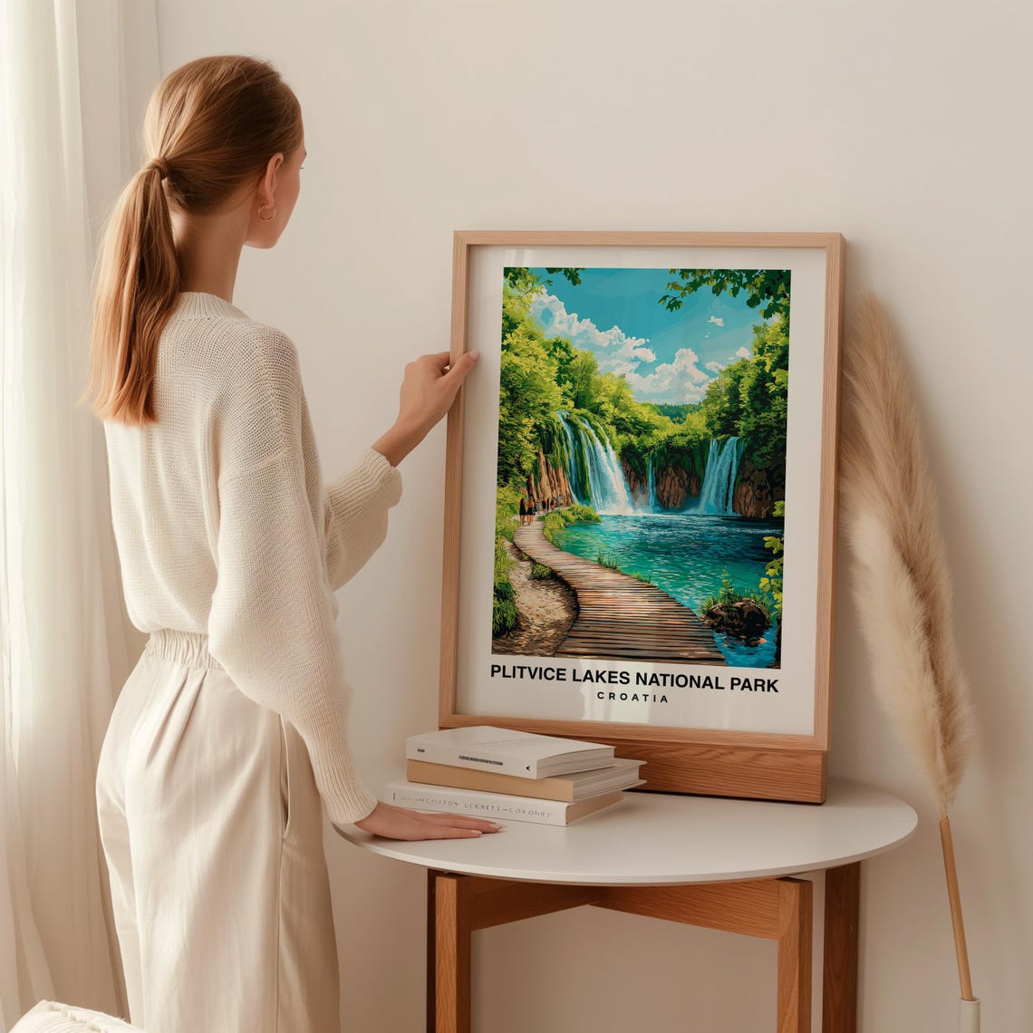 Plitvice Lakes National Park Croatia Travel Print Wall Art Croatia Print Croatia Travel Art National Park Poster - Image 2