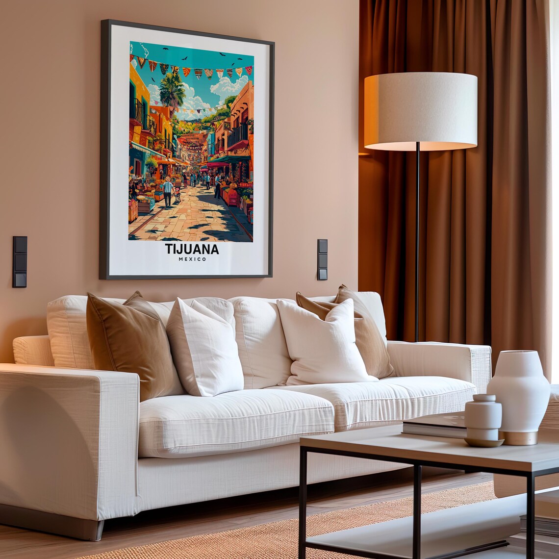 Tijuana Print Mexico Poster Tijuana Views Tijuana Art Mexico Charm Tijuana Beauty Urban Culture Scenic Landscape Border City - Image 4