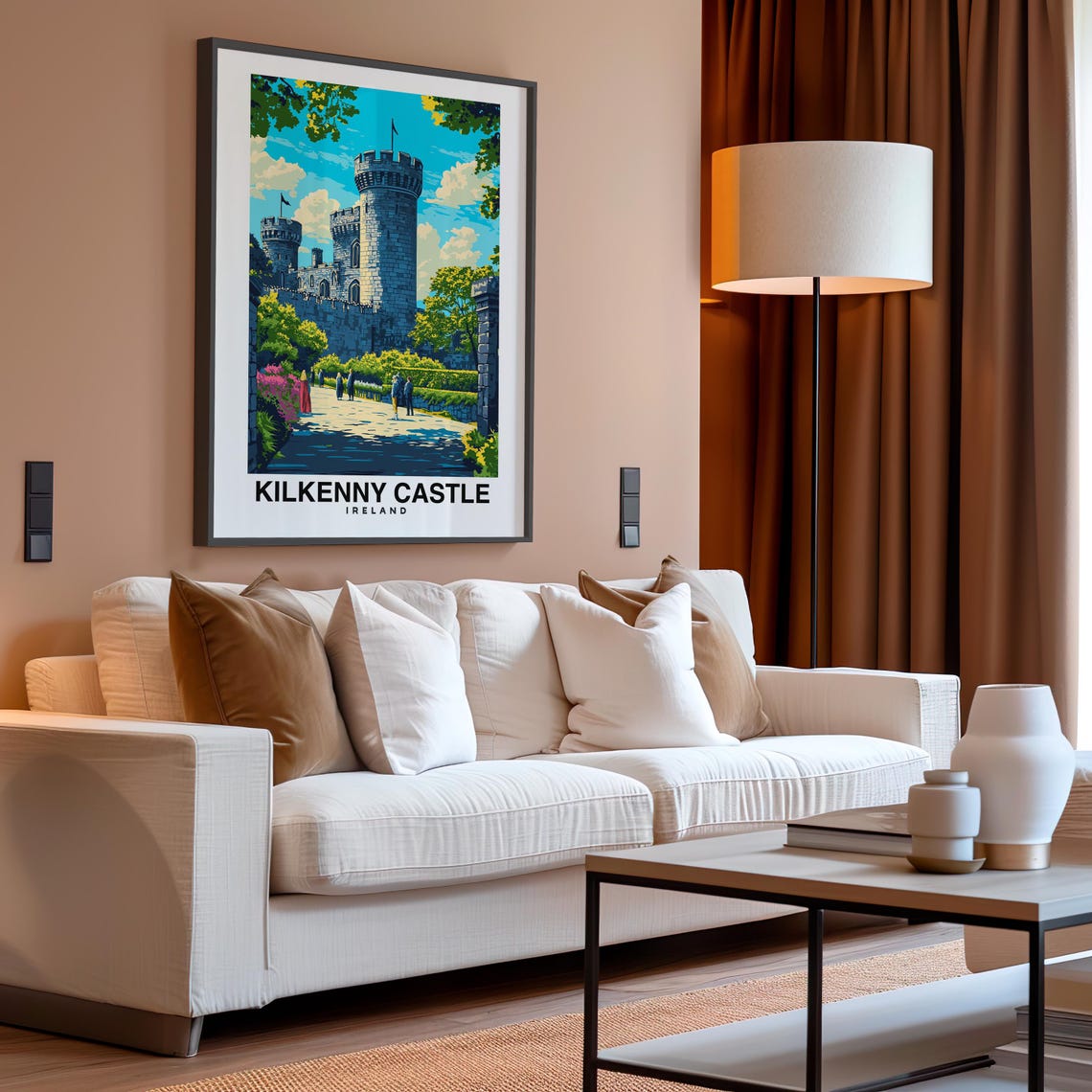 Kilkenny Castle Travel Print Wall Art Kilkenny Ireland City Print Kilkenny Castle Travel Gift Kilkenny Castle Poster - Image 4