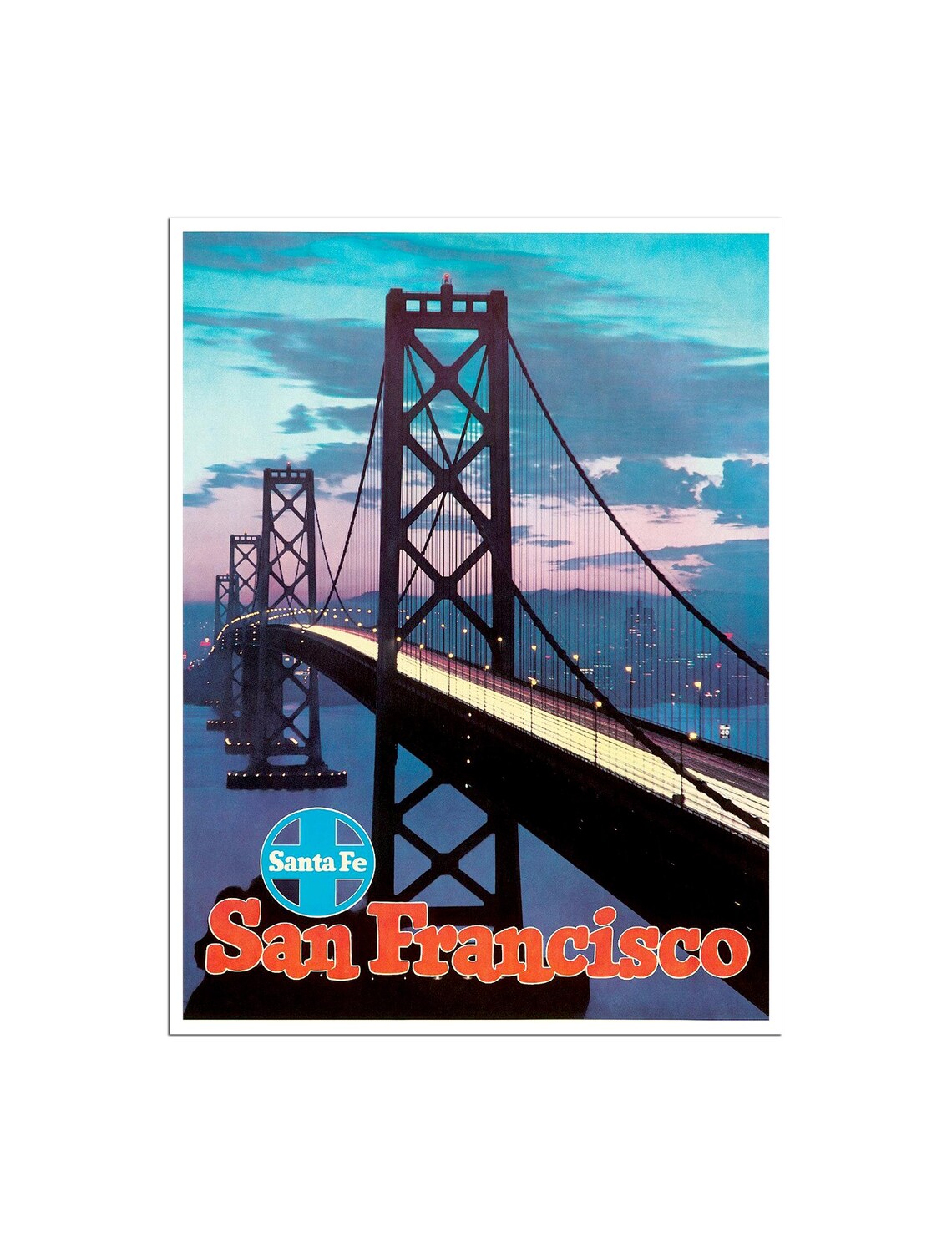 San Francisco Golden Gate Bridge - Travel Poster